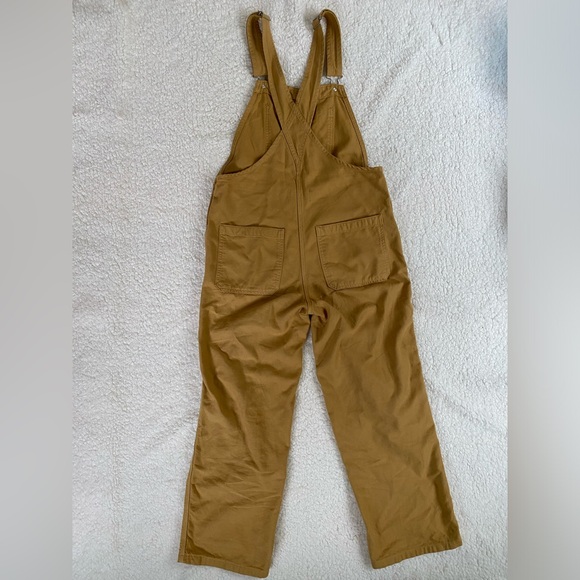 Everlane The Canvas Overalls in Mustard - Picture 4 of 7